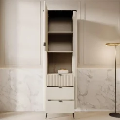 Meubella - Wandkast Mace - Beige - 60 cm