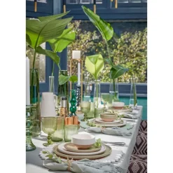 Mica Decorations Aletta Kandelaar - L15 x B15 x H48 cm - Metaal - Goud