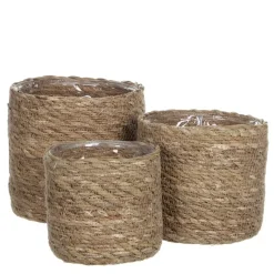 Mica Decorations Atlantic Mand voor Planten Set van 3