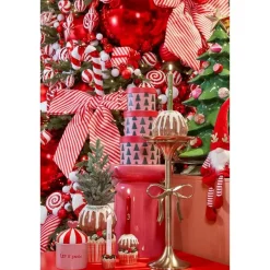 Mica Decorations Bijzettafel - H57 x Ø25 cm - Gerecycled Aluminium - Goud