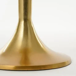 Mica Decorations Bijzettafel - H57 x Ø25 cm - Gerecycled Aluminium - Goud