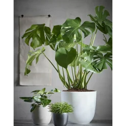 Mica Decorations Bloempot/plantenpot - keramiek - D35 cm x H31.5