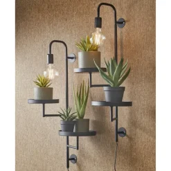 Mica Decorations Bloempot - taupe - keramiek - D13 x H12 cm