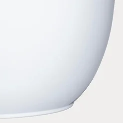 Mica Decorations Bloempot - wit - keramiek - glanzend - 31 x 28 cm