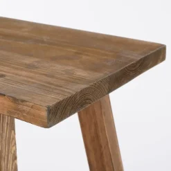 Mica Decorations Bold Houten Bankje - L80 cm - Gerecycled Hout