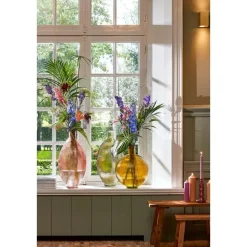 Mica Decorations Bold Houten Krukje - L38 cm - Gerecycled Hout