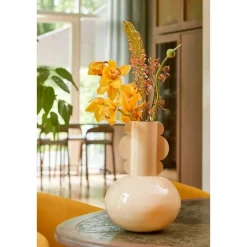 Mica Decorations Boyd Vaas - H36 x Ø25 cm - Beige