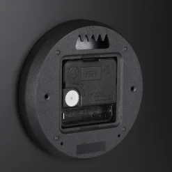 Mica Decorations Brixen Wandklok - Ø35,5 cm - Zwart