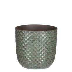 Mica Decorations Daan Bloempot - H17,5 x Ø19 cm - Groen