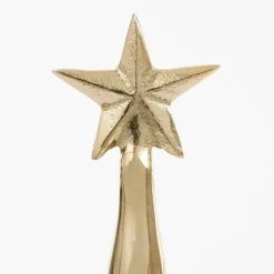 Mica Decorations Decoratie Kerstboom - H36 x Ø11 cm - Aluminium - Goud