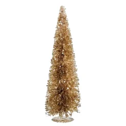 Mica Decorations Decoratie Kerstboom - H60 x Ø19 cm - Champagne