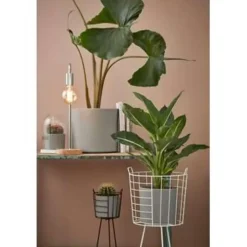 Mica Decorations Era Bloempot - H31 x Ø32,5 cm - Lichtgrijs