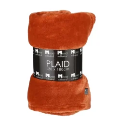 Mica Decorations Famke Fleece Plaid - 180 x 130 cm - Terra