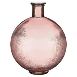 Mica Decorations Firenza Fles Vaas - H42 x Ø34 cm - Lichtroze
