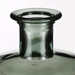 Mica Decorations Guan Glazen Fles - H75 x Ø25 cm - Groen