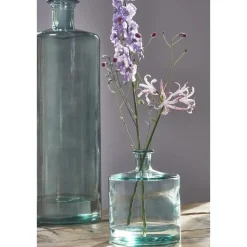 Mica Decorations Guan Glazen Fles - H75 x Ø25 cm - Groen