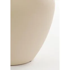 Mica Decorations Gyge Vaas - L26 x B22 x H31 cm - Metaal - Off-white