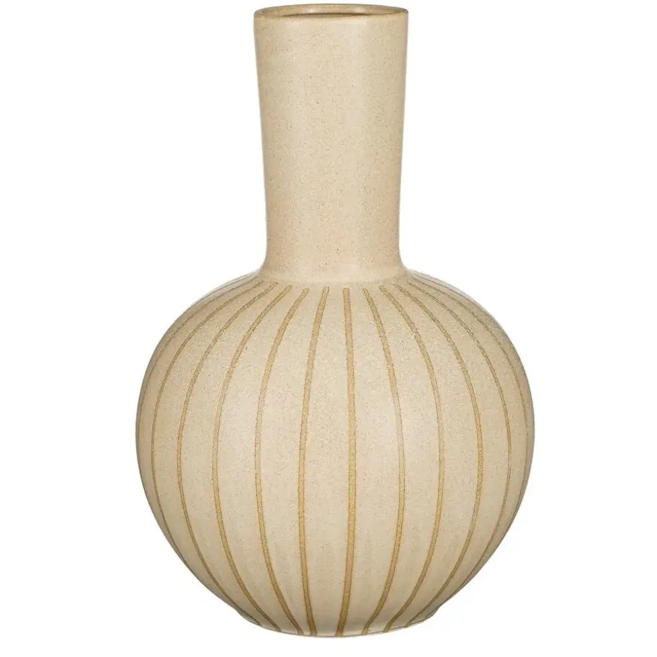 Mica Decorations Holm Vaas - H52 x Ø34 cm - Keramiek - Crème