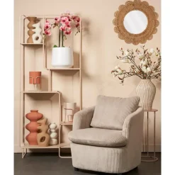 Mica Decorations Jules Open kast - Metaal - Lichtbruin