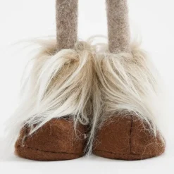 Mica Decorations Kerstdecoratie Gnoom - L19 x B16 x H54 - Bruin