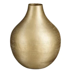 Mica Decorations Kyan Vaas - H31 x Ø25 cm - Aluminium - Champagne