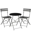 Mica Decorations Laurence Bistroset - Set van 3 - Metaal - Zwart