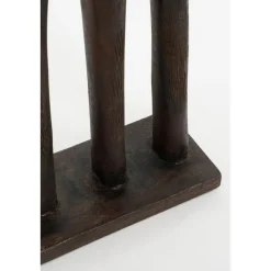 Mica Decorations Pegara Woondecoratie - L7 x B13 x H35 cm - Hout