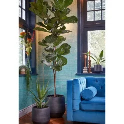 Mica Decorations Philo Kandelaar - H30 x Ø11 cm - Mangohout - Bruin