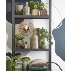 Mica Decorations Plantenpot - Terracotta - groen - 24 x 22 cm