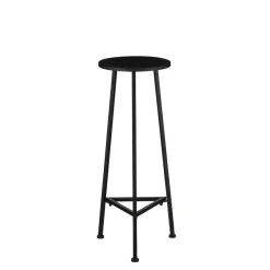 Mica Decorations Plantentafel - H80 x Ø30 cm - Metaal - Zwart