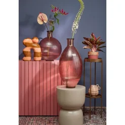 Mica Decorations Stage Bijzettafel - H45 x Ø35 cm - Cement - Beige