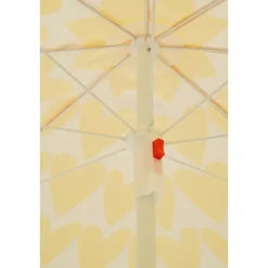 Mica Decorations Strandparasol - H180 x Ø160 cm - Geel