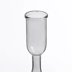 Mica Decorations Trent Kandelaar - H33 x Ø9 cm - Glas - Donkergrijs