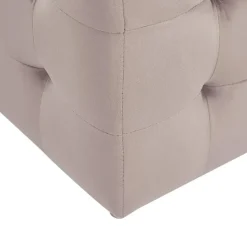 MICHIGAN - Ottomaan - Roze - Fluweel