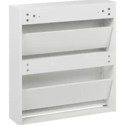 MIDFIELD - Schoenenkast 2 vakken - Wit - MDF