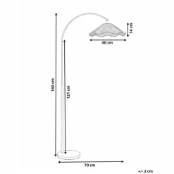 MIGORI - Staande lamp - Naturel - Papier
