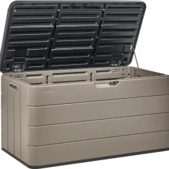 MILIES - Kussenbox - Bruin - 116 x 60 cm - Synthetisch materiaal