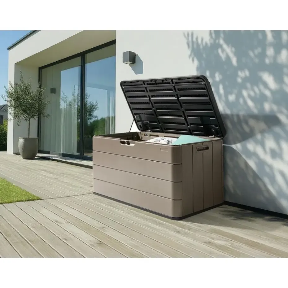 MILIES - Kussenbox - Bruin - 116 x 60 cm - Synthetisch materiaal