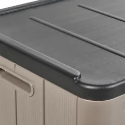 MILIES - Kussenbox - Bruin - 116 x 60 cm - Synthetisch materiaal