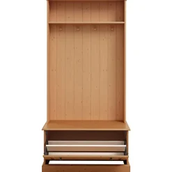 Mille - Garderobe met 1 klepdeur in grenen