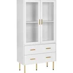 MILORA - Buffetkast - Wit - MDF