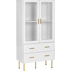 MILORA - Buffetkast - Wit - MDF