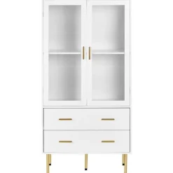 MILORA - Buffetkast - Wit - MDF