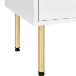 MILORA - Buffetkast - Wit - MDF