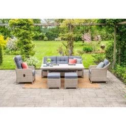 Milwaukee lounge fauteuil - vintage willow - mystic grey