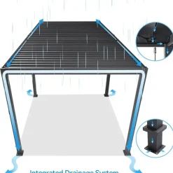 Mirador Classic terrasoverkapping 300 x 400 cmantraciet