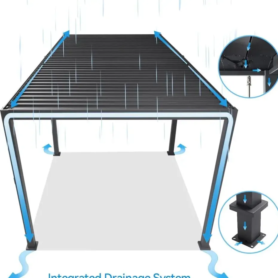Mirador Classic terrasoverkapping 300 x 400 cmantraciet