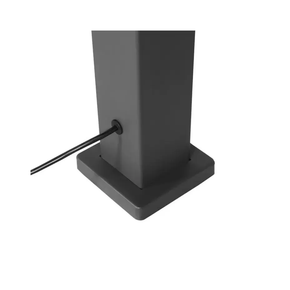 Mirador Deluxe overkapping elektrisch met LED 300 x 400 antraciet