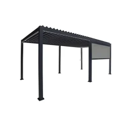 Mirador pull down zijscherm 3M windscherm antraciet