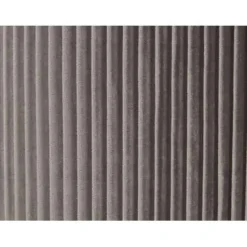 MIRAMAR - Poef - Grijs - 35/31 cm - Fluweel